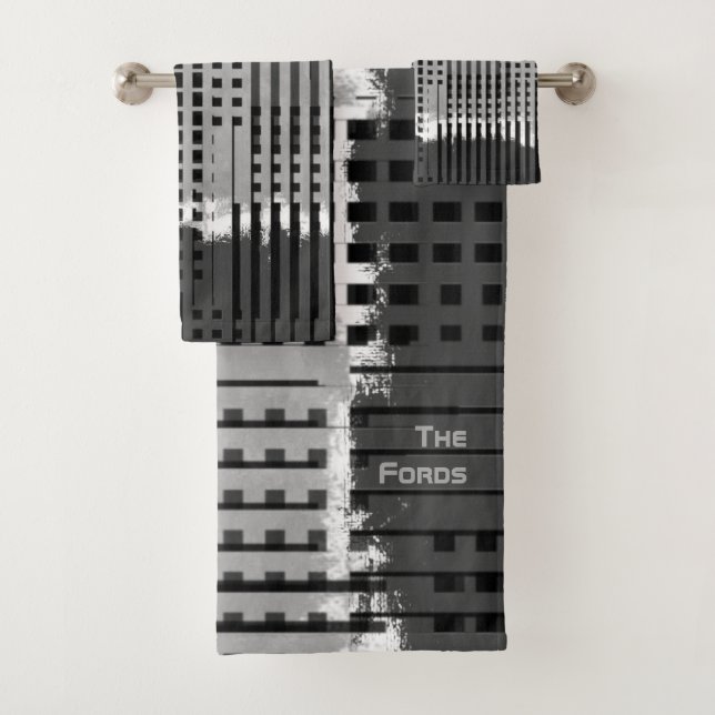 Resumen de gris de lujo moderno monogramado (In situ)