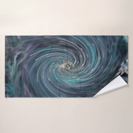 Resumen de Guay Retro Negro y Verde azulado Swirl 