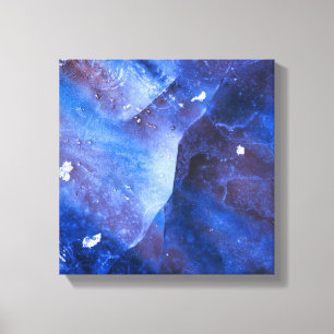 Resumen de hielo azul, fotografía de arte