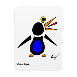 Resumen de imán flexible pingüino