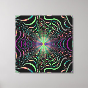 Resumen de impresión de lienzo envuelto en web fra