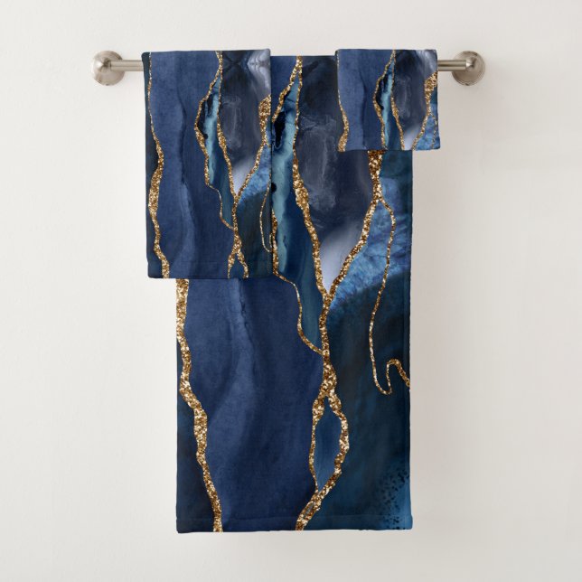 Resumen de la acuarela de la Marina Blue Agate (In situ)