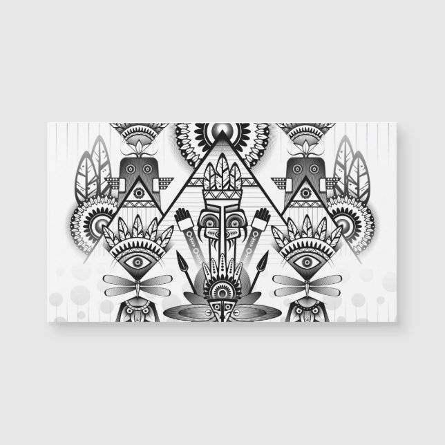 Resumen de la antigua tribu indígena (Anverso)