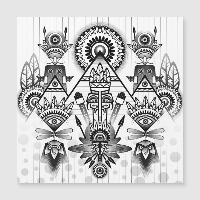 Resumen de la antigua tribu indígena (Anverso)