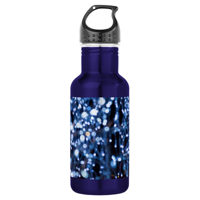 Resumen De La Botella De Agua De Las Luces Azules (Anverso)