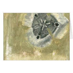 Resumen de la cabeza de flor con textura acristala