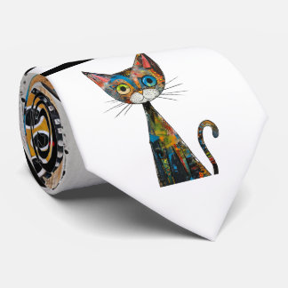 Resumen de la corbata de diseño del gato