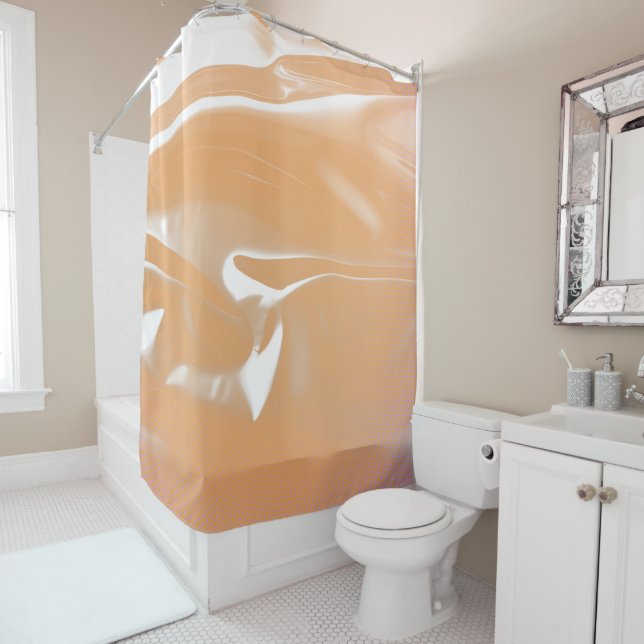 Resumen de la cortina de ducha de arte moderno (In situ)