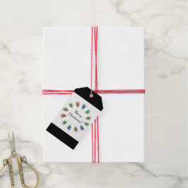 Resumen de la etiqueta de regalo del árbol de Navi