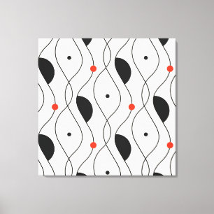 Resumen de la impresión de lienzo de arte