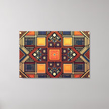 Resumen de la impresión de lienzo de arte