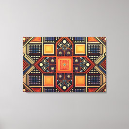 Resumen de la impresión de lienzo de arte