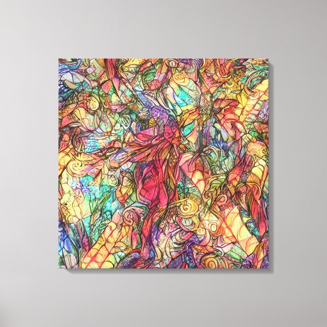 Resumen de la impresión de lienzo de arte (Anverso)