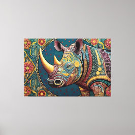 Resumen de la impresión de lienzo de arte