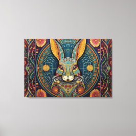 Resumen de la impresión de lienzo de arte