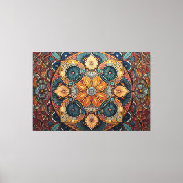 Resumen de la impresión de lienzo de arte