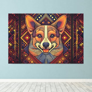 Resumen de la impresión de lienzo de arte