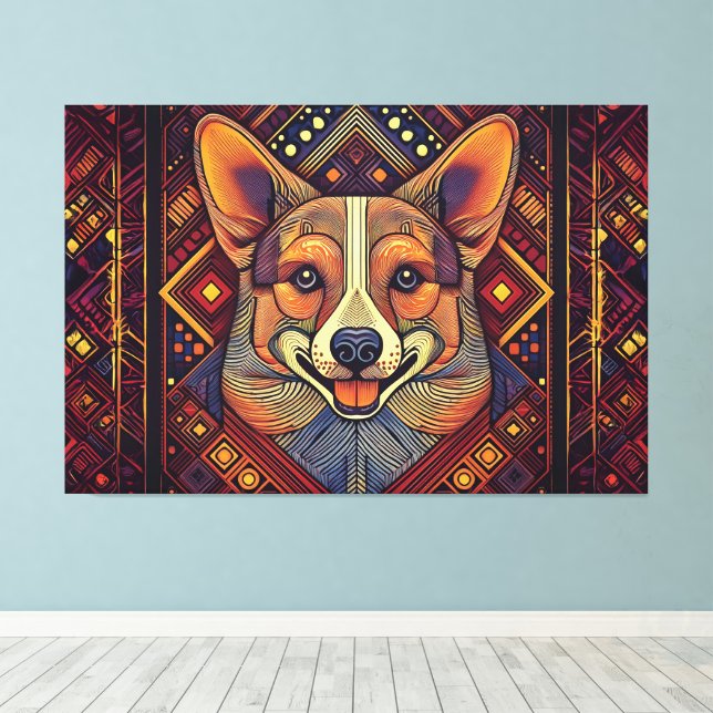 Resumen de la impresión de lienzo de arte (Insitu (piso de madera))