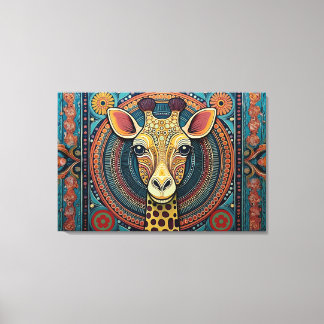 Resumen de la impresión de lienzo de arte