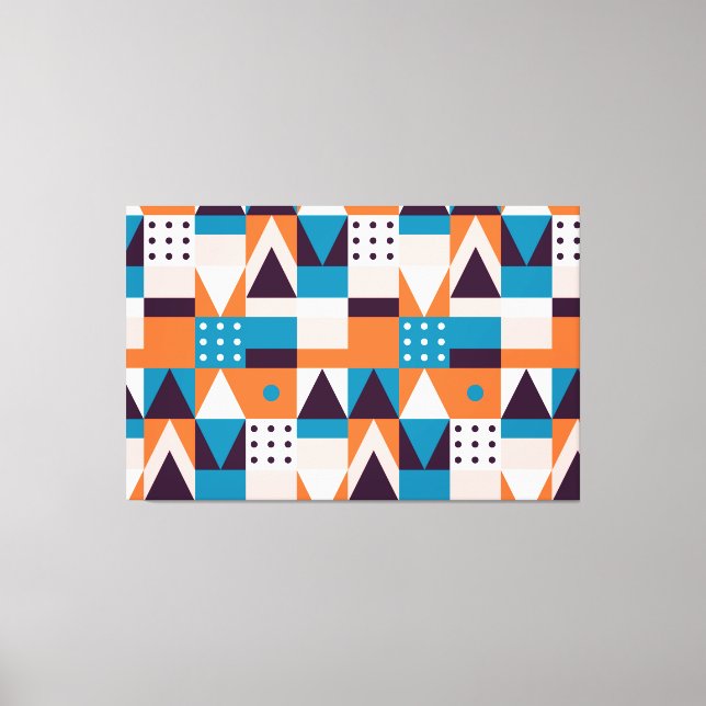 Resumen de la impresión de lienzo mosaico (Anverso)