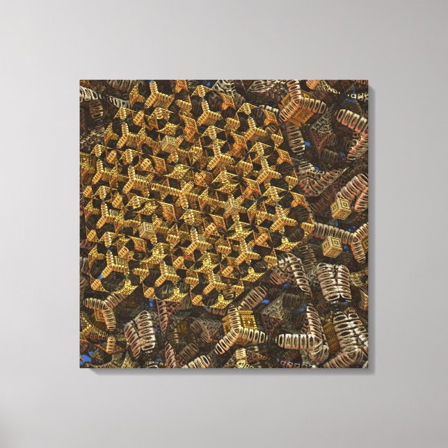 Resumen de la magia Metalizado de lienzo tridimens (Anverso)