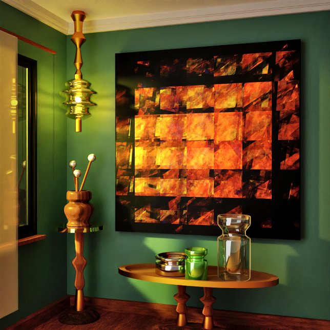 Resumen de la pared de la impresión de tela envuel (The Wall Abstract Art Wrapped Canvas Print)