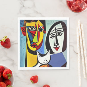 Resumen de la servilleta de papel de arte