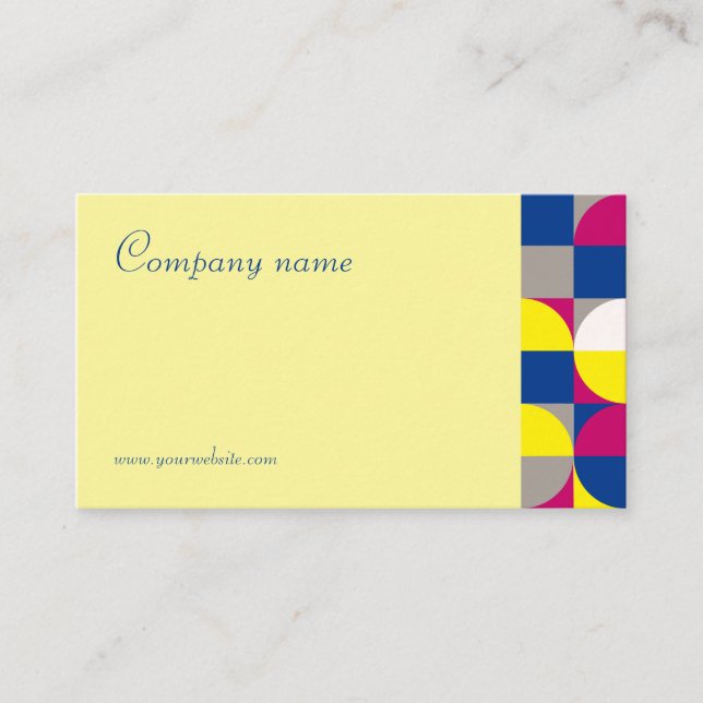 Resumen de la tarjeta de visita QR de la fucsia am (Anverso)