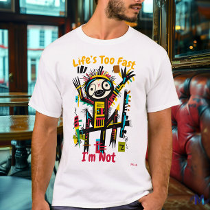 Resumen de la vibrante camiseta gráfica de Sloth