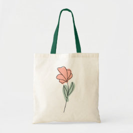 Resumen de las flores Minimalistas en la bolsa