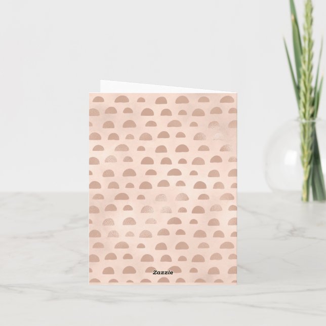 Resumen de las formas Boho Rosa Gold (Reverso)