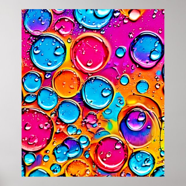 Resumen de las gotas de agua arte (Frente)