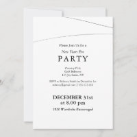 Resumen de las invitaciones de la fiesta de Año Nu