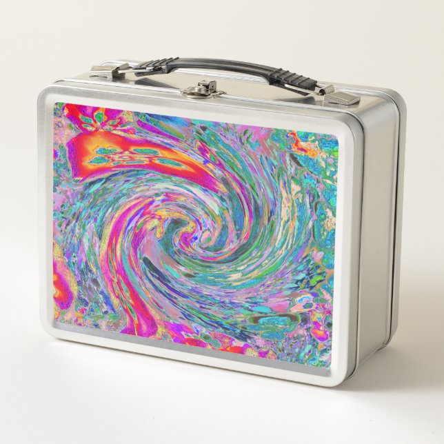 Resumen de las olas de color del arcoiris psicodél (Anverso)