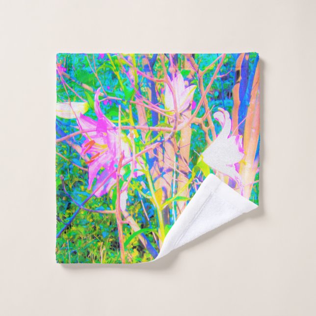 Resumen de lirios orientales en My Rubio Garden (Toallita)