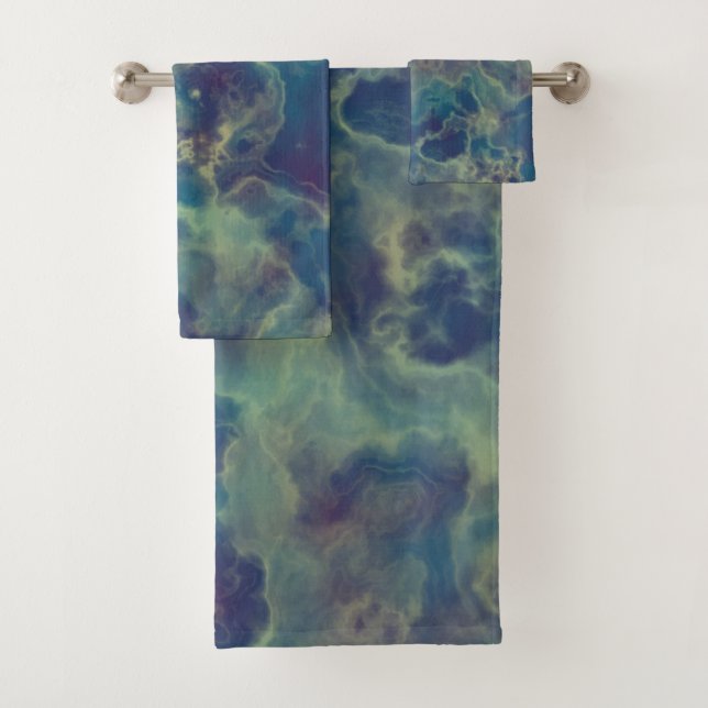 Resumen de mármol azul y púrpura (In situ)