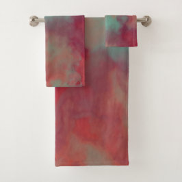 Resumen de mármol rojo y verde