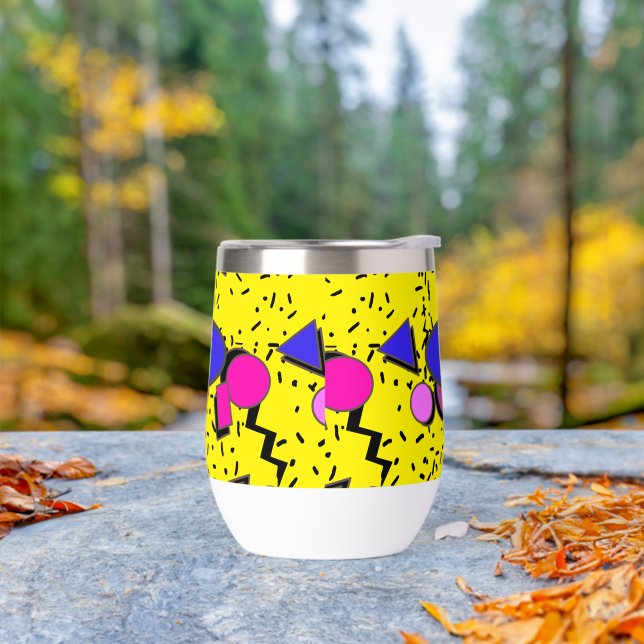 Resumen de Memphis en los años 80 del retro amaril (Exterior)