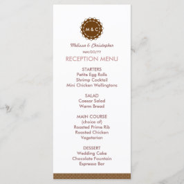 Resumen de menú Boda de flores / programa