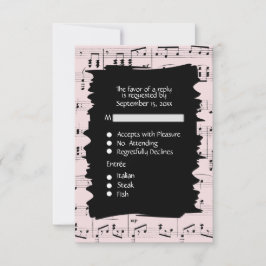 Resumen de música Black and Pink RSVP con la elecc