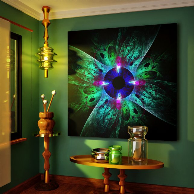 Resumen De Ojos Imagen De Lienzo Envuelto (The Eye Abstract Art Wrapped Canvas Print)