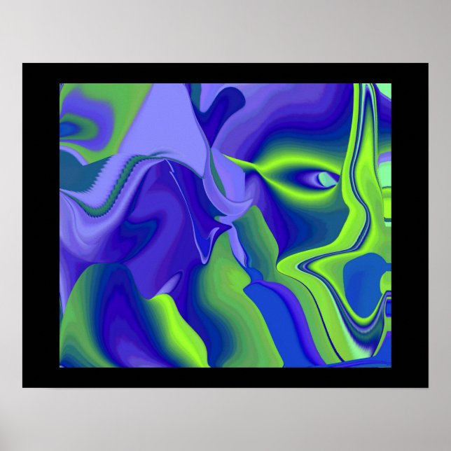 Resumen de ojos malos arte arcoiris en 3D (Frente)