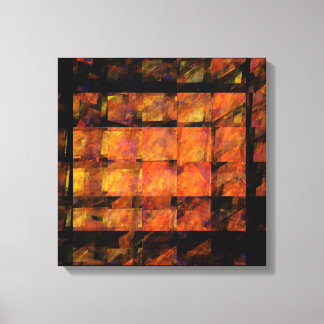Resumen de pared Imprimir tela cuádruple de arte