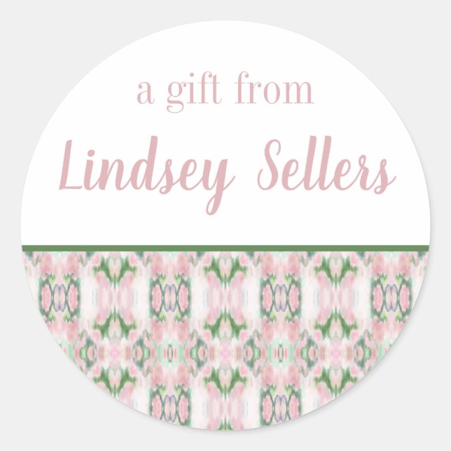 Resumen de Pegatinas de regalos personalizados de  (Anverso)