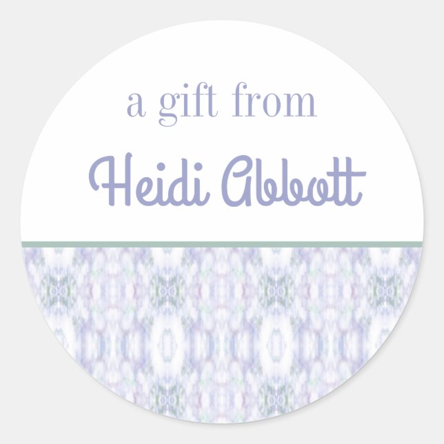 Resumen de Pegatinas de regalos personalizados de  (Anverso)