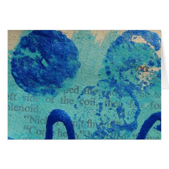 Resumen de pintura de medios mixtos (Anverso (Horizontal))