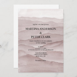 Resumen de polvorientas invitaciones a la boda en 