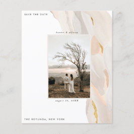 Resumen de presupuesto Foto Guardar folleto de fec