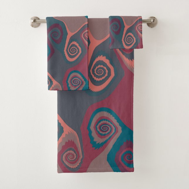 Resumen de Swirl rosa y turquesa (In situ)