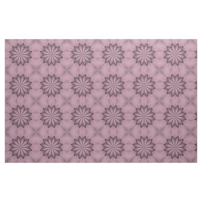 Resumen de tela de flores púrpura ("Cuarto gordo" (fat quarter))
